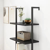 ODM OEM 5 Tier Bookcas Wall Mounted Storage Shelves