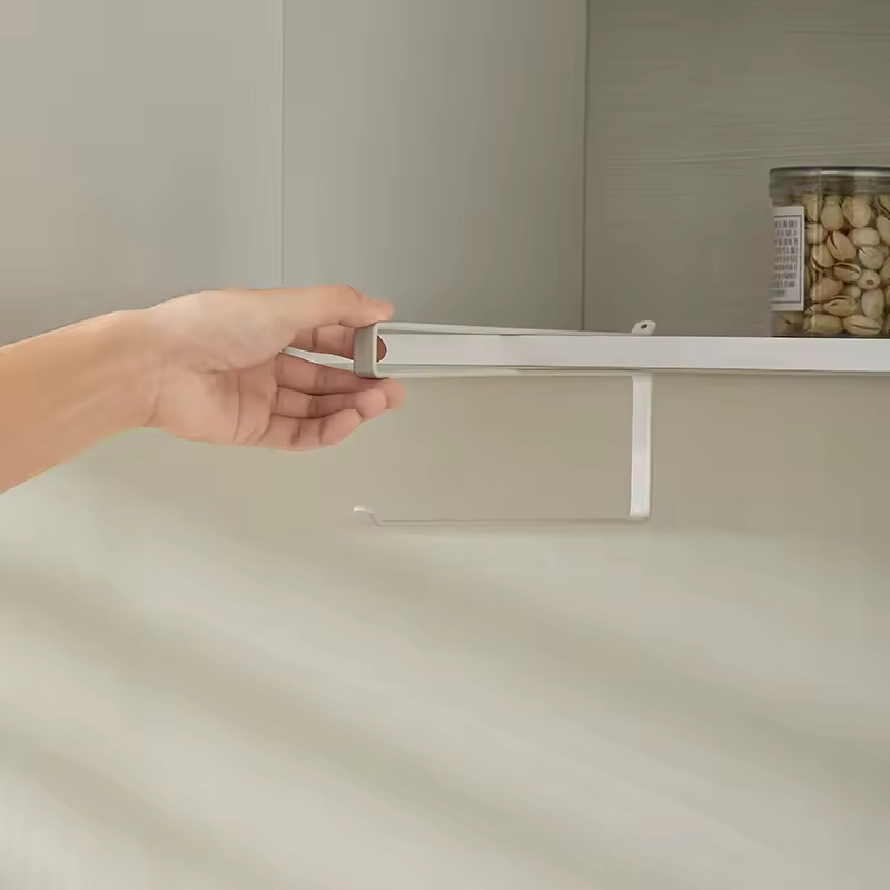 Metal Over Cabinet Door Towel Hook Bar No Rust No Scratch No Installation Kitchen Towel Rack Holder