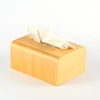 Modern Design Durable Space-Saving Customizable Color Wooden Tissue Box Rectangular Sliding Lid Home Office Restaurant Napkin
