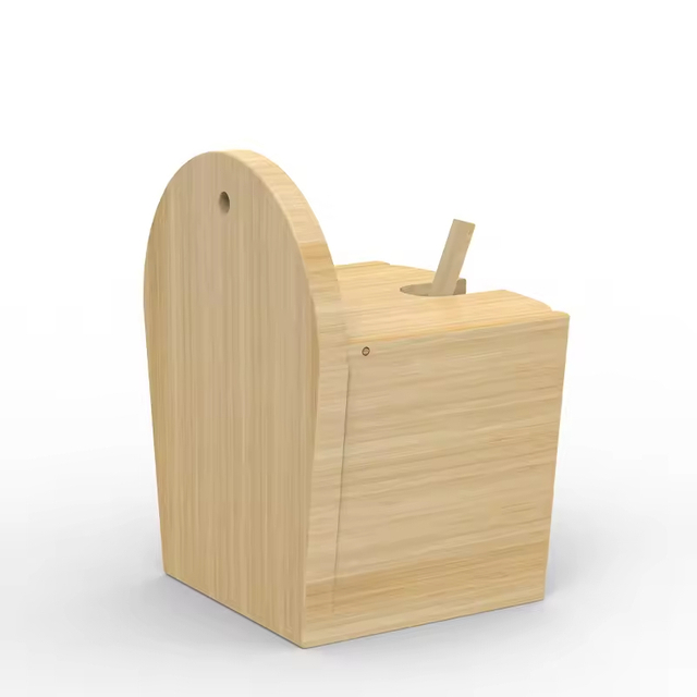  Unfinished Custom Wooden Bird House-Modern Style Rectangle Shape Durable Space Saving Customizable Color Digital Printing