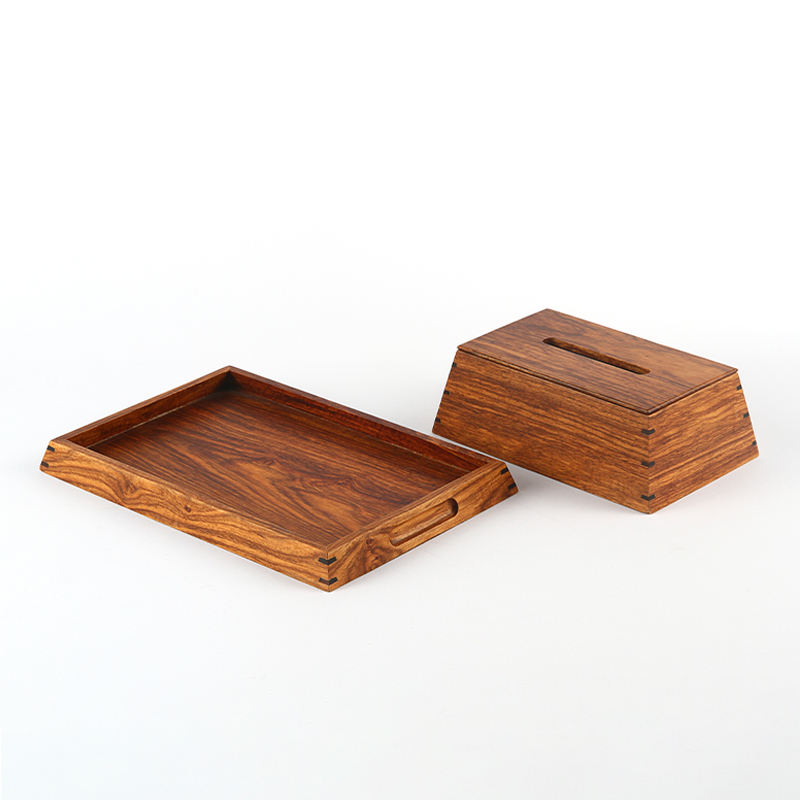 Solid Wood Lacquer Durable Customizable Color Cigar Humidor Box Case Modern Rectangle Design for Home Decor