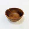 Decorated Wholesale Modern Plated Acacia Wood Rectangle Fruit Salad Soup Bowl Customizable Color Food Serving Restaurant Wooden