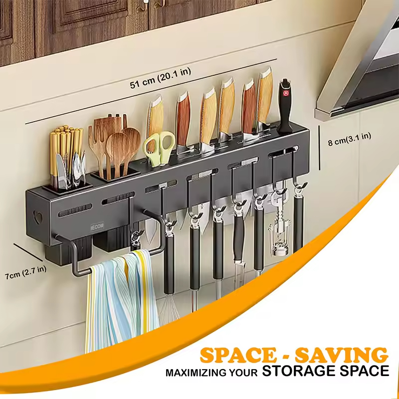 OEM&ODM Metal Kitchen Utensils Hanging Rack 20