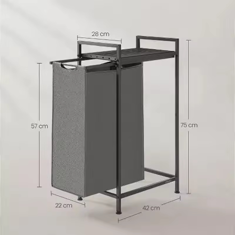 OEM ODM Household Laundry Storage Basket with a Pull-Out and Removable Bag Laundry Basket Laundry Hamper