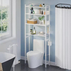 Modern 4-Shelf Bathroom Storage Organizer Factory Custom Over-Toilet Corner Stand Space-Saving Rack for Home Use