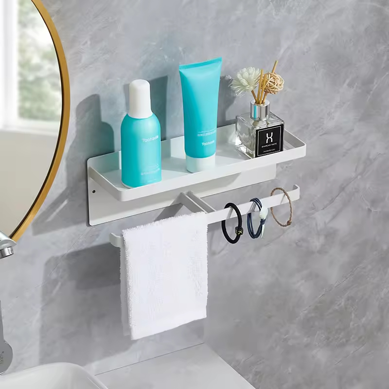 Modern Double Rod Magnetic Paper Towel Holder Tray Kitchen Storage Rack for Bathroom Living Room Available for Factory Wholesale 