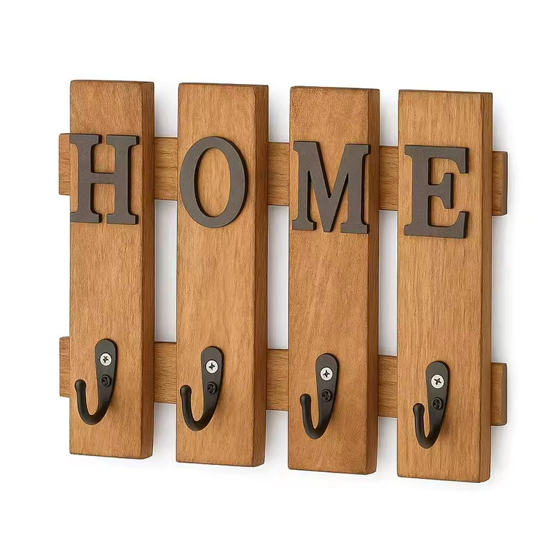 Wooden Wall Key Holder