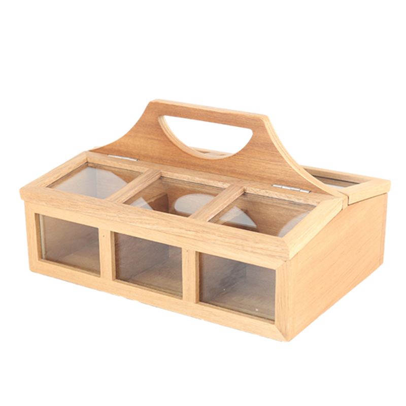 Solid Wood Tea Canister