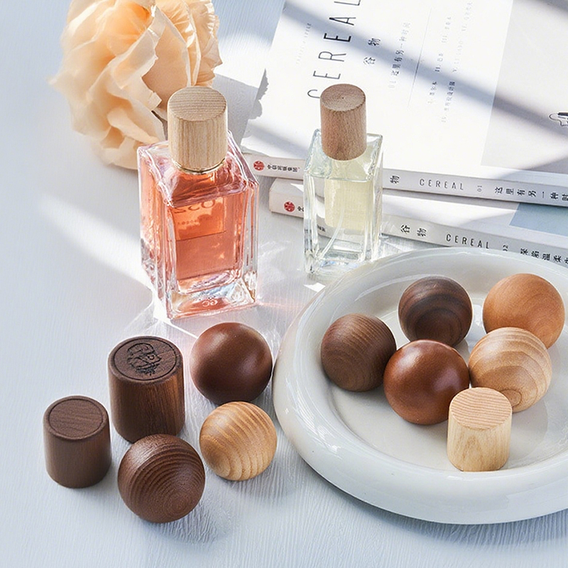 Wooden Perfume Bottle Cap