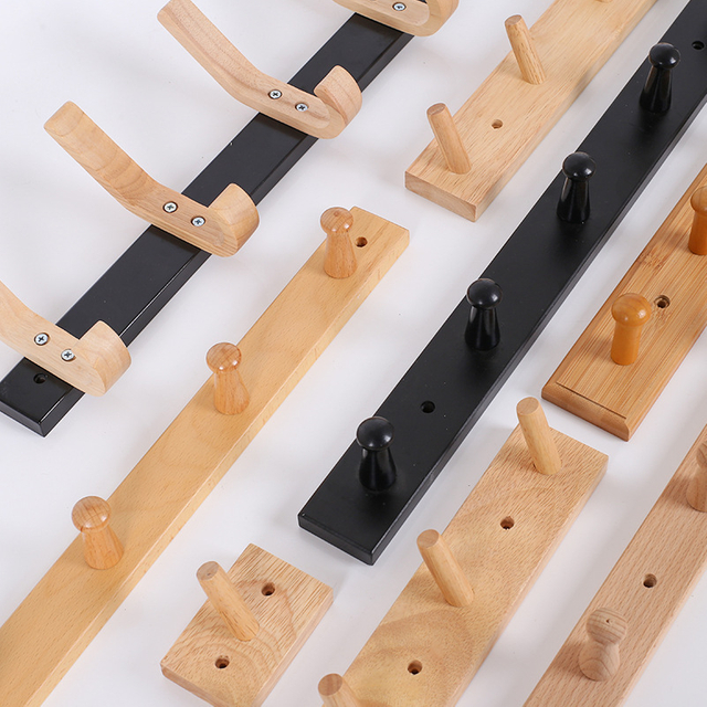 Solid Wood Coat Hook