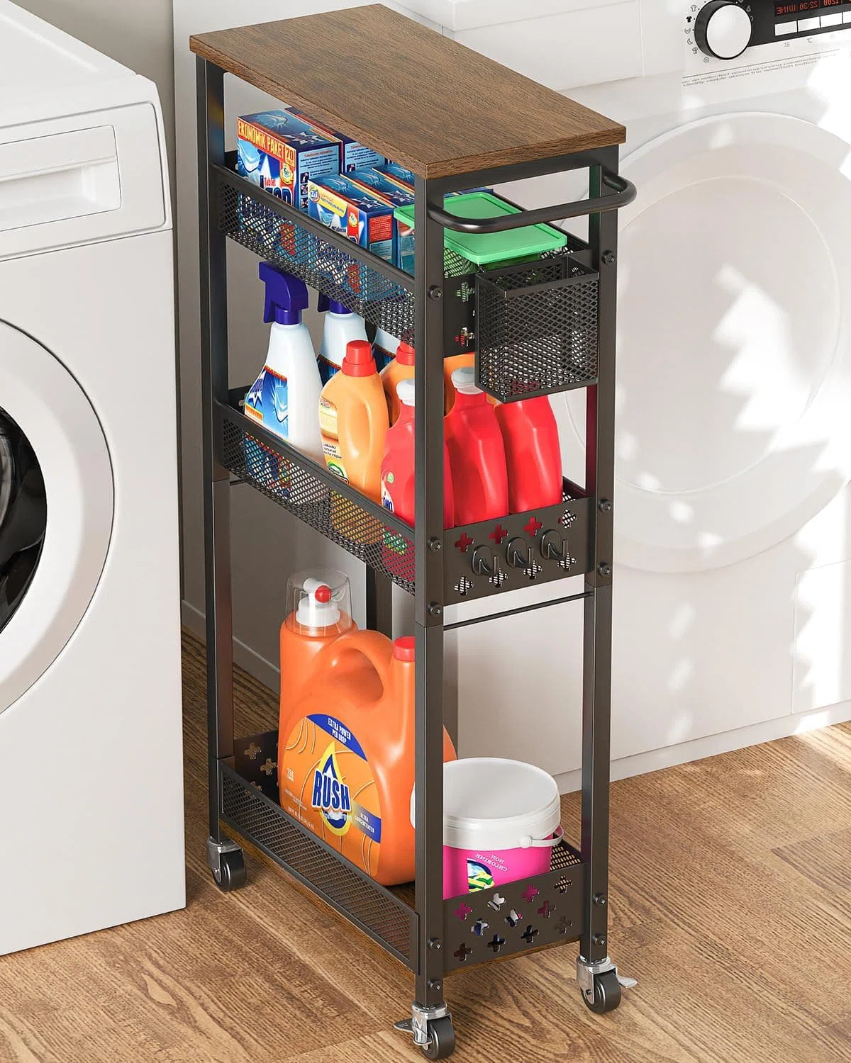 4-Level Slim Storage Cart