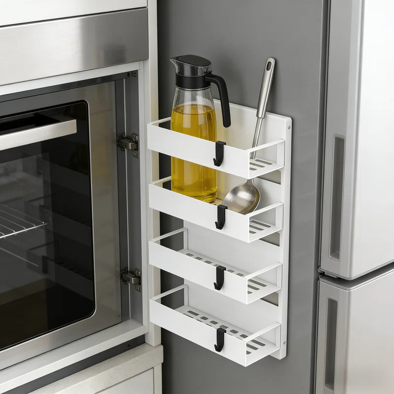 Refrigerator Magnetic Spice Rack