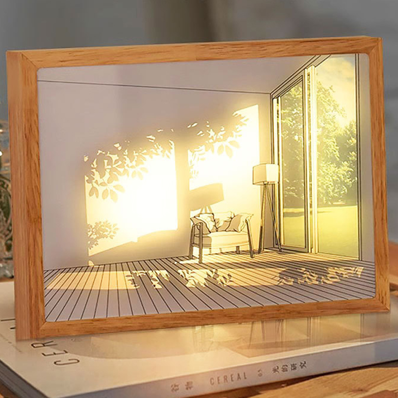 Picture frame lamp