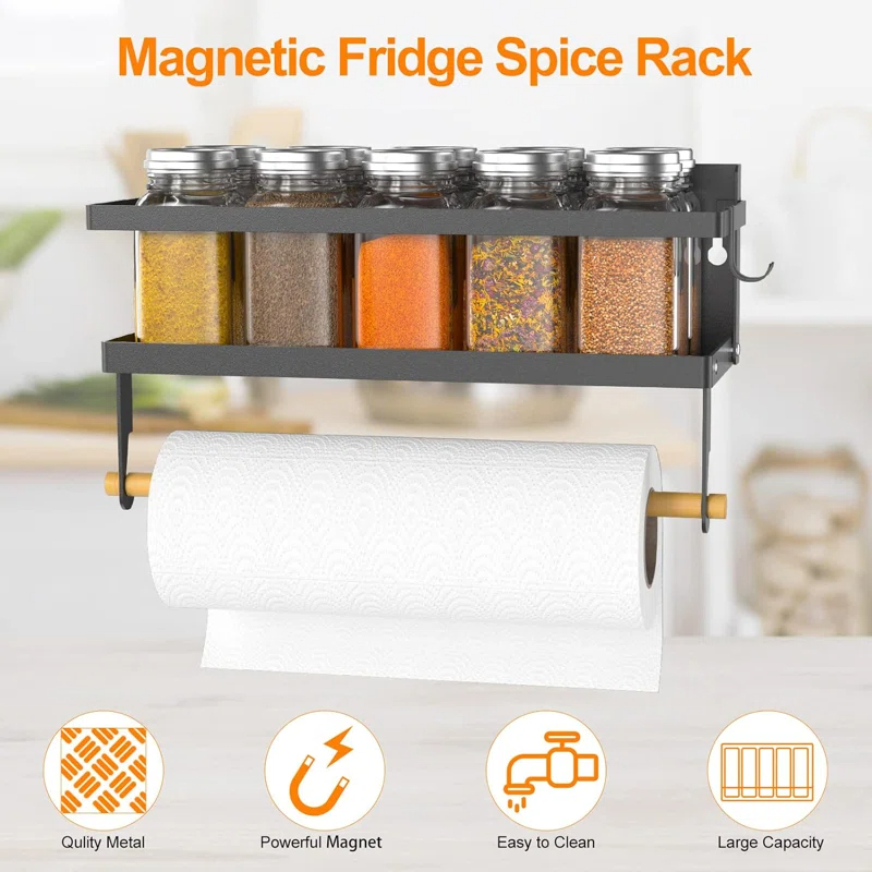 Magnetic Spice Rack for Refrigerator