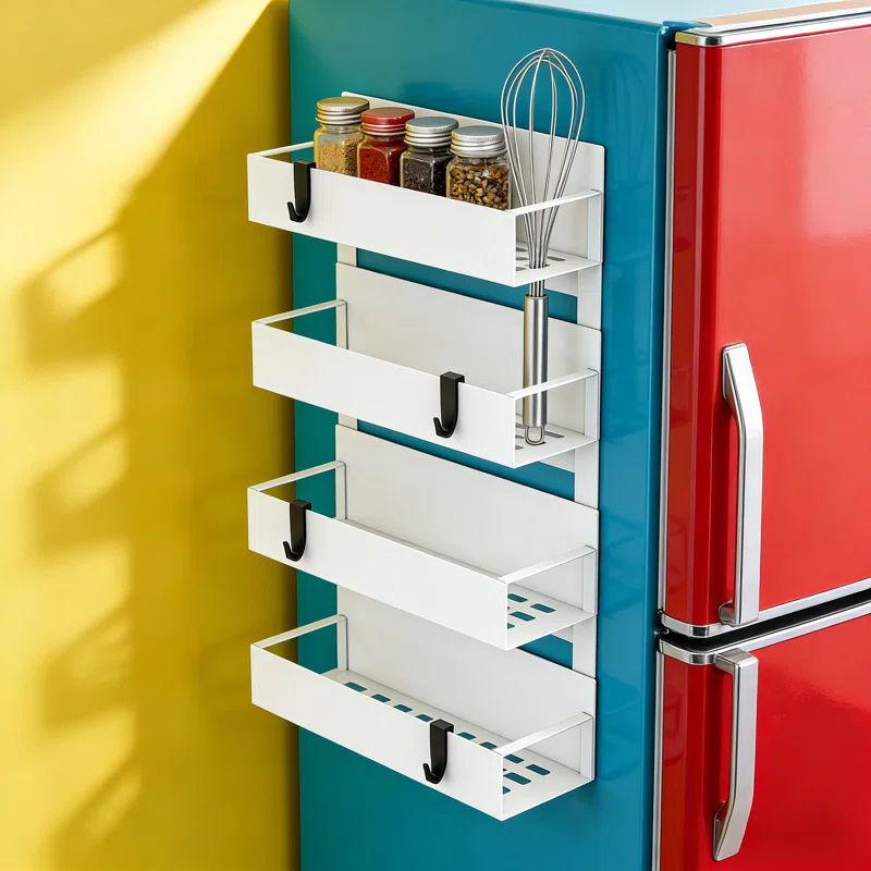 Refrigerator Magnetic Spice Rack