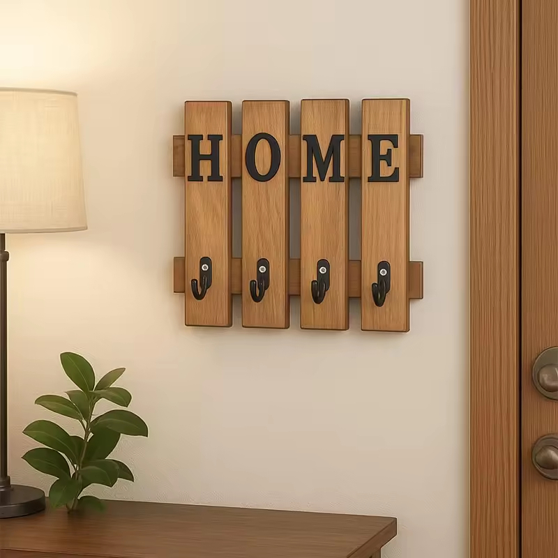 Wooden Wall Key Holder