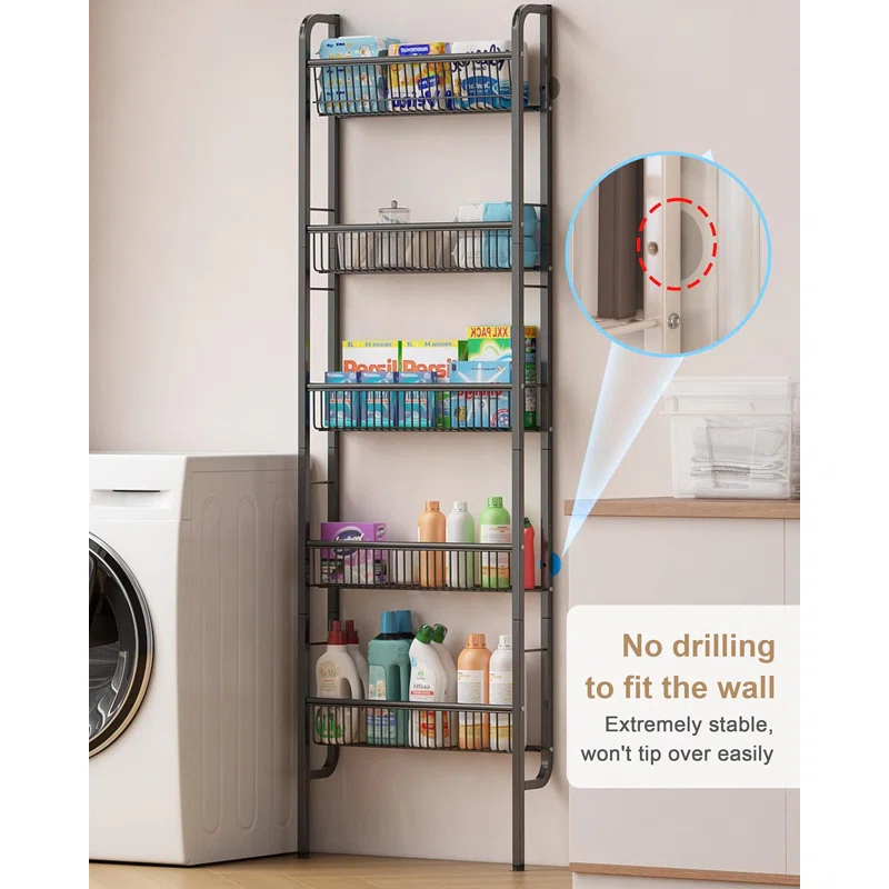 5-Tier Narrow Bathroom Organizer