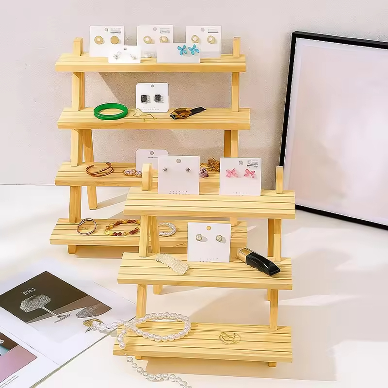 Modern Log Ladder Jewelry Rack