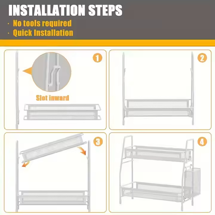 Stainless Steel Magnetic Spice Rack