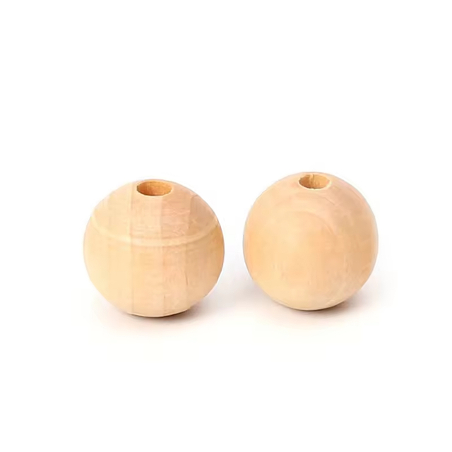 Wooden Rectangle Beads with Hole