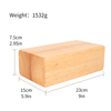 Solid wood yoga blocks