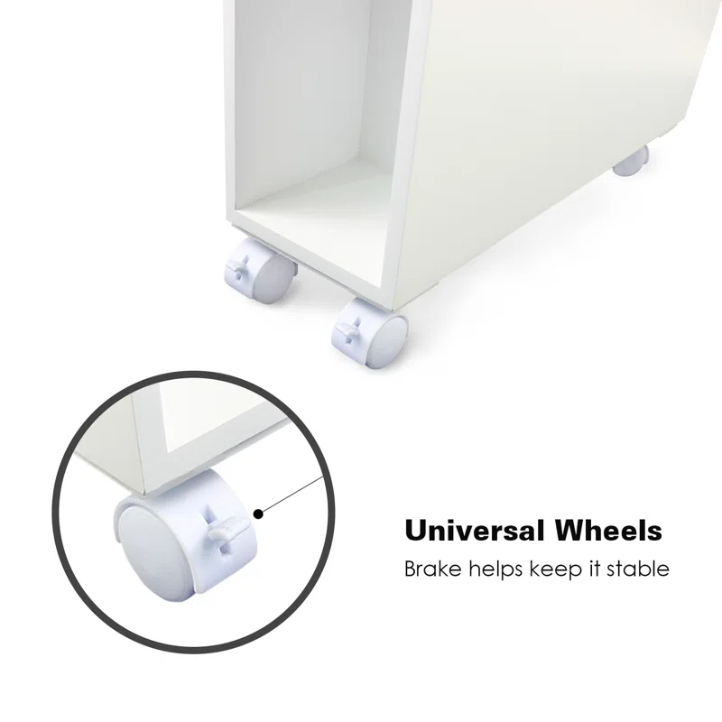 Bathroom Storage Cart Kitchen Cart (5)