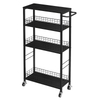 4-tier slim storage cart