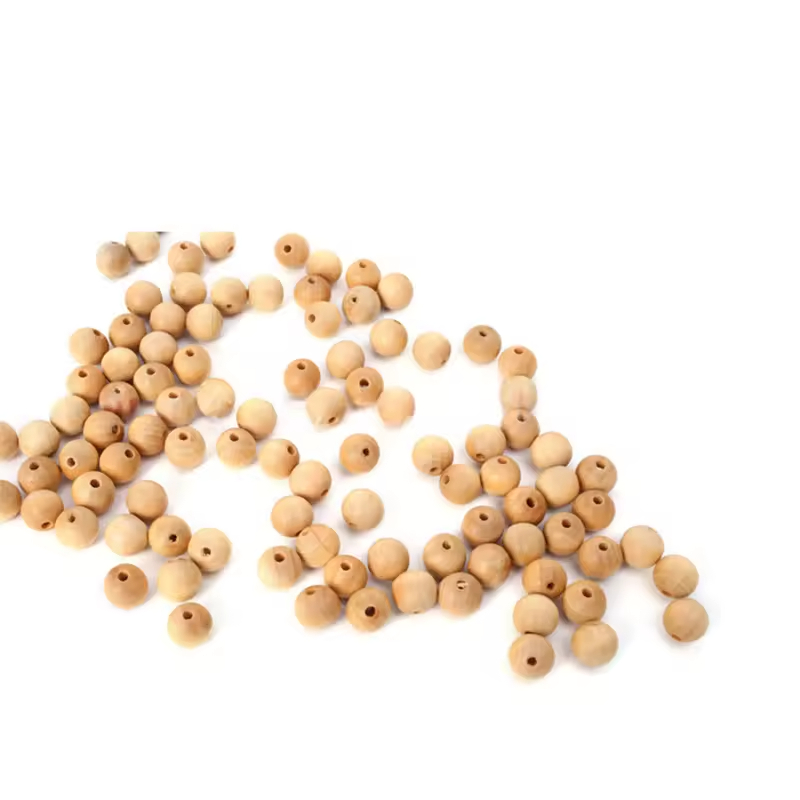 Wooden Rectangle Beads with Hole