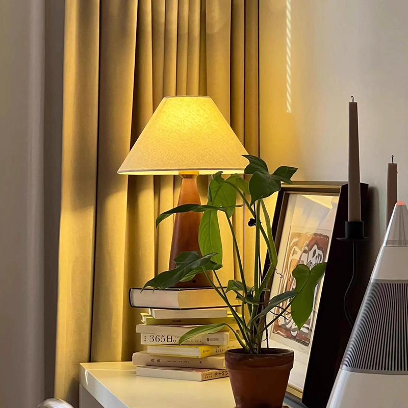 Solid Wood Desk Lamp