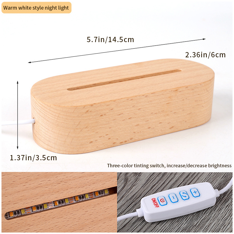 LED night light base