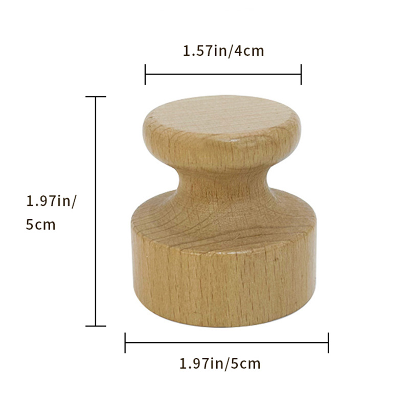 Solid Wood Handle Stamp