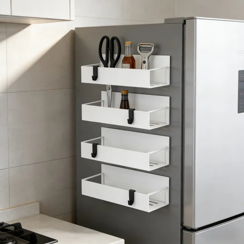 Refrigerator Magnetic Spice Rack