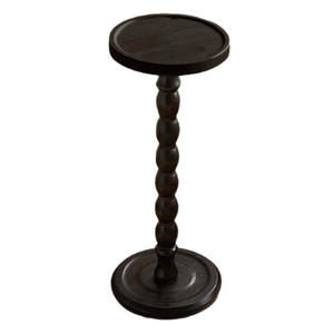 Solid wood side table and small round table