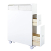 Bathroom Storage Cart Kitchen Cart (5)