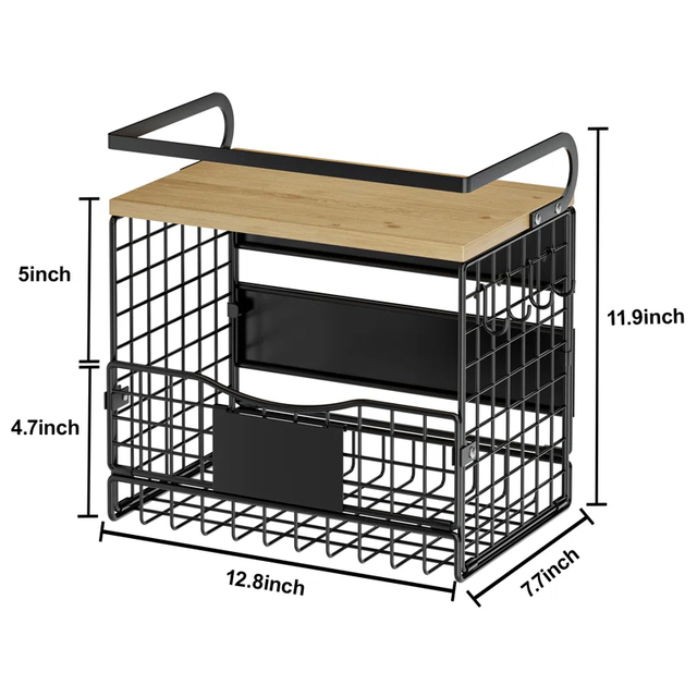 Magnetic Spice Rack Wall Mount