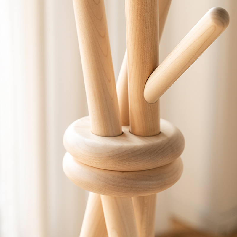 Solid Wood Coat Stand