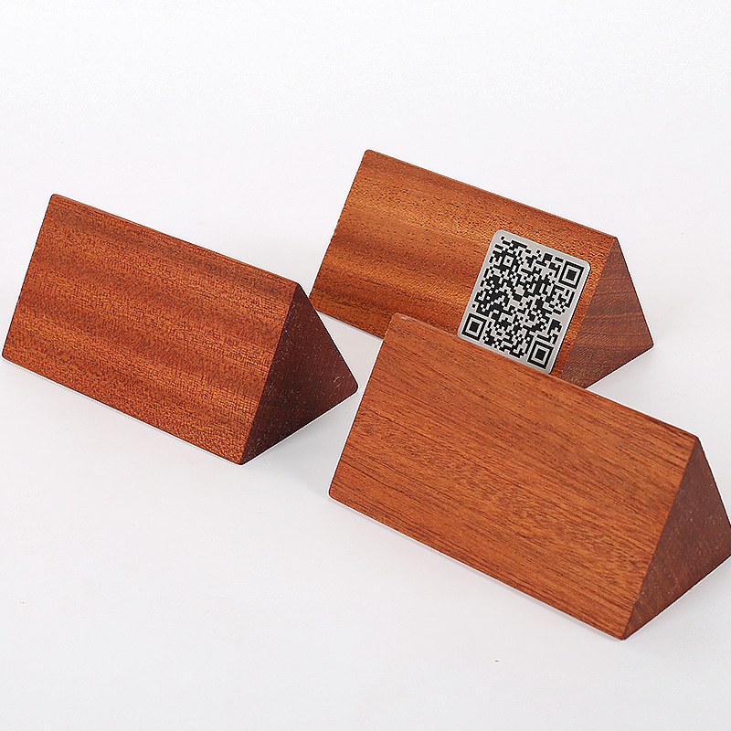 Wooden Table Number Holder