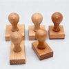 Solid Wood Handle Stamp