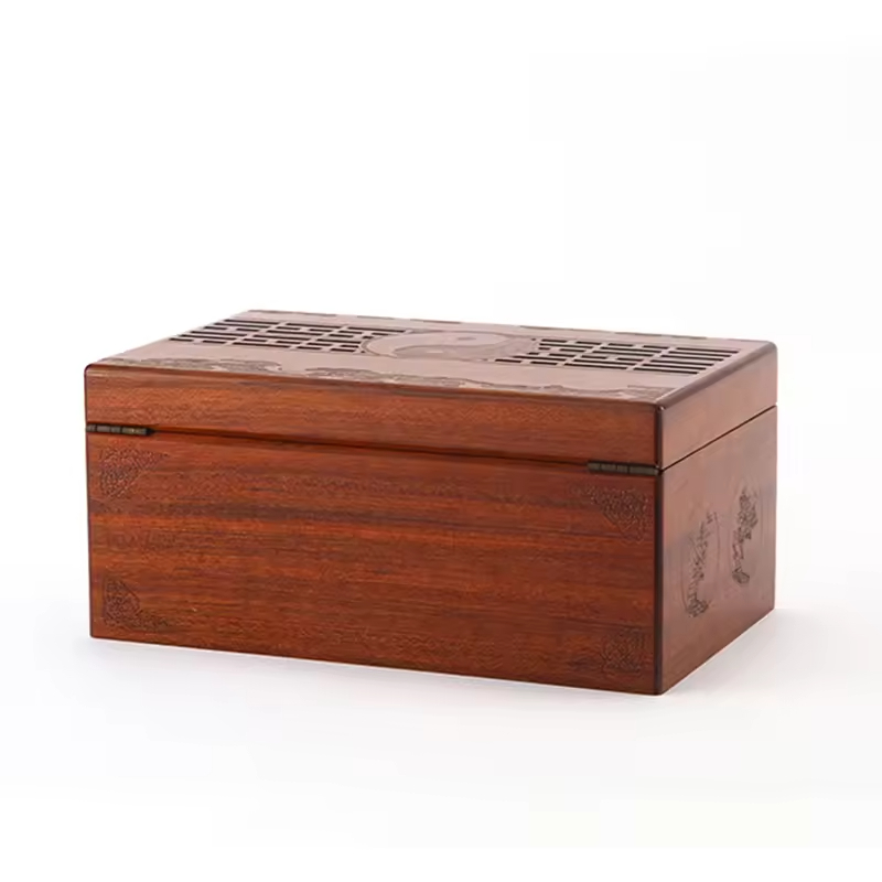 Wooden Modern Delicate Hollow Storage Boxv