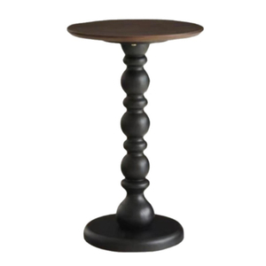 Solid wood side table