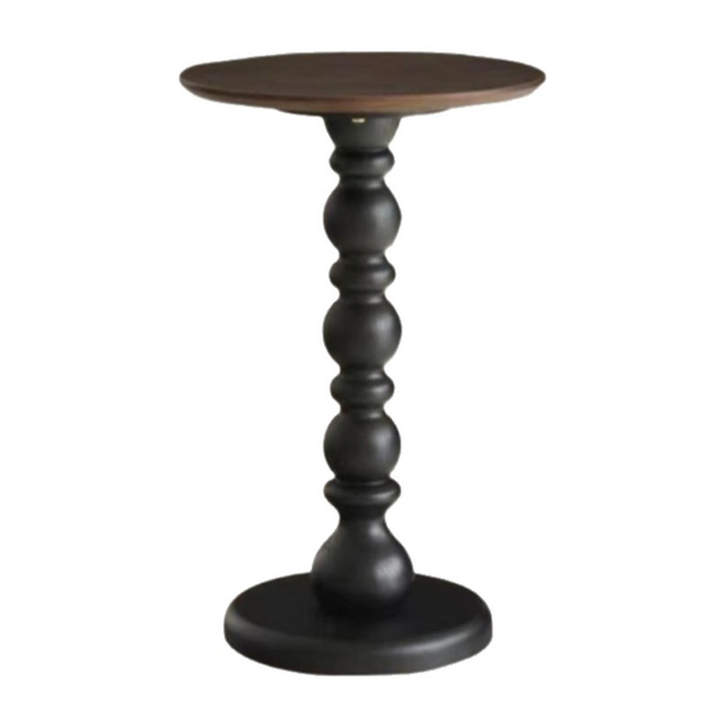 Solid wood side table