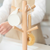 Solid Wood Tea Cup Holder