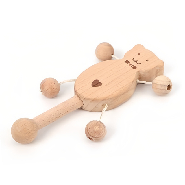 Wooden Rattle Drum