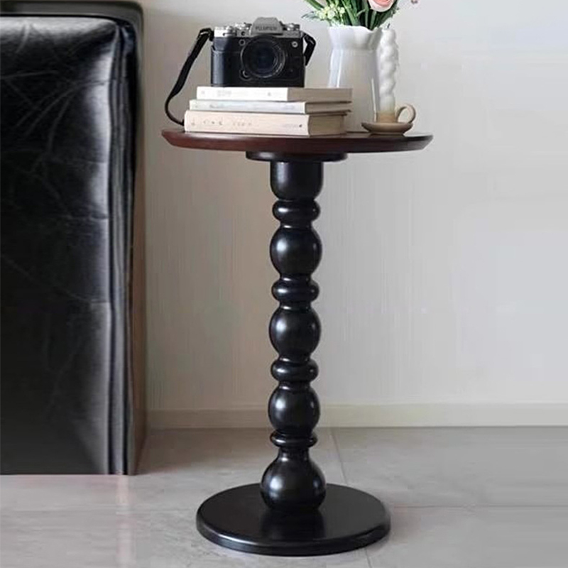 Massief houten bijzettafel