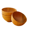 Solid Wood Salad Bowl