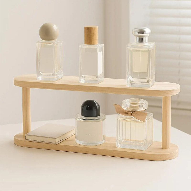 Solid Wood Display Shelf