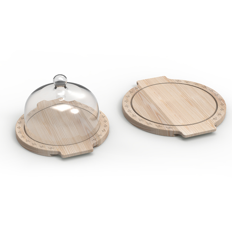 Beech Wood Cake Turntable