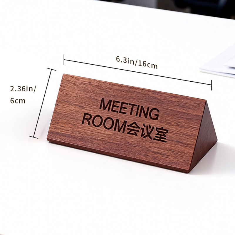 Wooden Table Number Holder