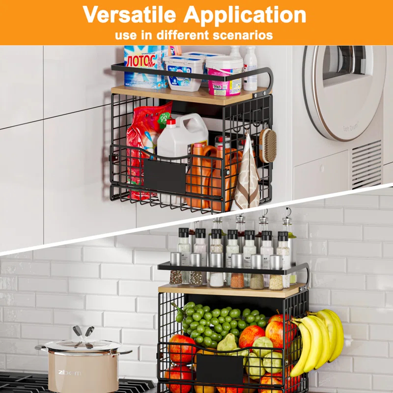 Magnetic Spice Rack Wall Mount